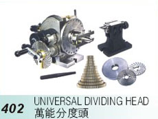 Universal dividing head 402